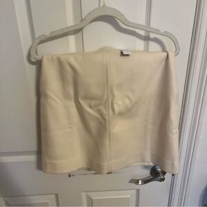 J. Crew wool Cream Mini Skirt